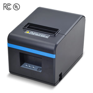 VZORA N160 WiFi / Bluetooth Thermal Receipt Printer, 80mm Receipt Printer, 160mm/s High-Speed Printer, Partial Auto Cutter, Compatible with Windows /  Linux, Support ESC / POS, Ideal for Small Business Use