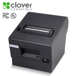 VZORA S300H (Clover compatible) Thermal Receipt Printer, 80mm Receipt Printer, 300mm/s High-Speed Printer, Partial/Full Option Cutter, Compatible with Windows / JPOS / OPOS / Linux / Android / Mac OS, Support ESC / POS, Ideal for Small Business Use