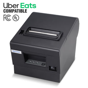 VZORA S300H (Uber compatible) Thermal Receipt Printer, 80mm Receipt Printer, 300mm/s High-Speed Printer, Partial/Full Option Cutter, Compatible with Windows / JPOS / OPOS / Linux / Android / Mac OS, Support ESC / POS, Ideal for Small Business Use