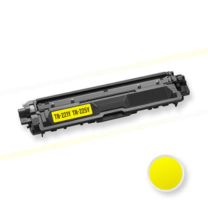 VZORA TN221Y/225Y New Compatible Yellow Toner Cartridge for Brother TN221 TN225 TN221Y TN225Y TN-221Y TN-225Y (1-Pack, Yellow) Use with HL-3140CW HL-3170CDW MFC-9130CW MFC-9330CDW MFC-9340CDW