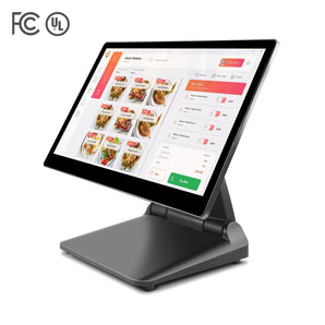 VZORA V-A9S POS Terminal, 15.6" monitor 16:9 Touch Screen, 5xUSB, 2xCOM, 2xType-C & RJ11 port for Cash Drawer for Supermarket, Grocery, Retail Shop, Restaurant, F&B