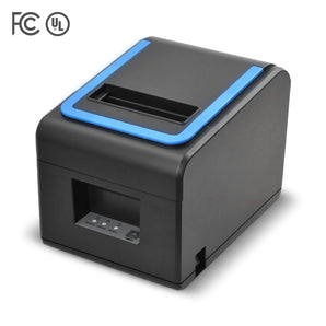 VZORA V320M Thermal Receipt Printer, 80mm Receipt Printer, 200mm/s High-Speed Printer, Partial Auto Cutter, Compatible with Windows / JPOS / OPOS / Linux / Android / Mac OS, Support ESC / POS, Ideal for Small Business Use