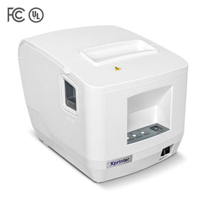 VZORA V330L Thermal Receipt Printer, 80mm Receipt Printer, 260mm/s High-Speed Printer, Partial Auto Cutter, Compatible with Windows / Linux, Support ESC / POS, Ideal for Small Business Use